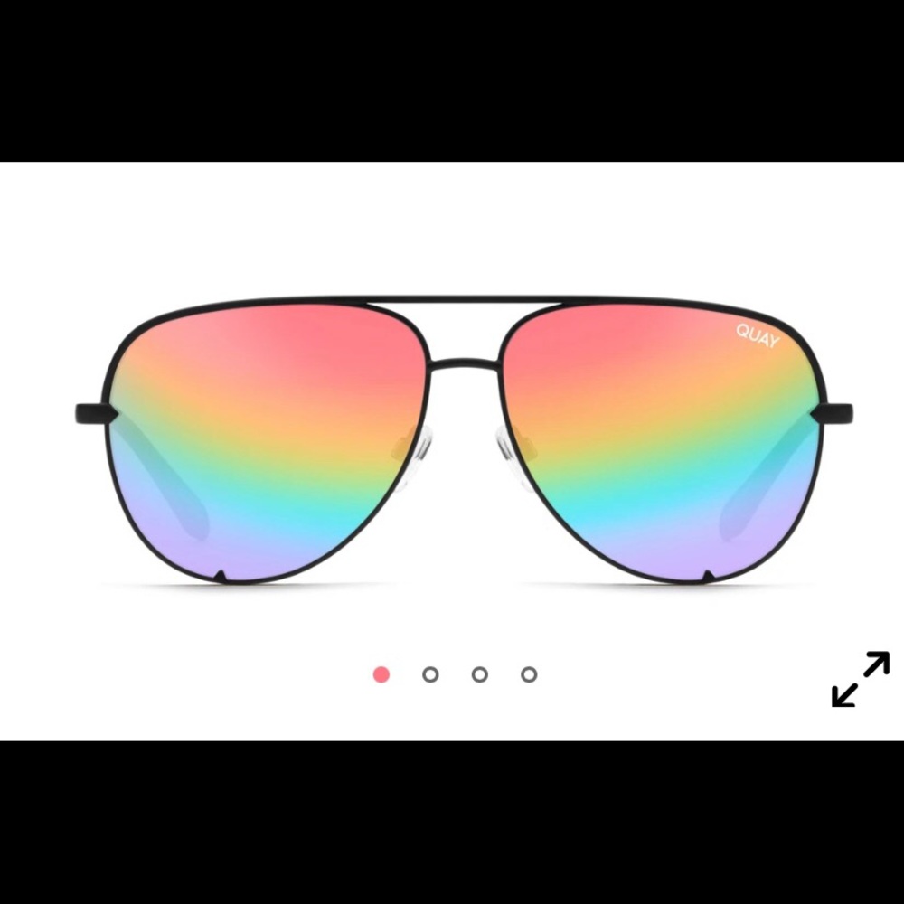 Quay High Key Aviator Glasses